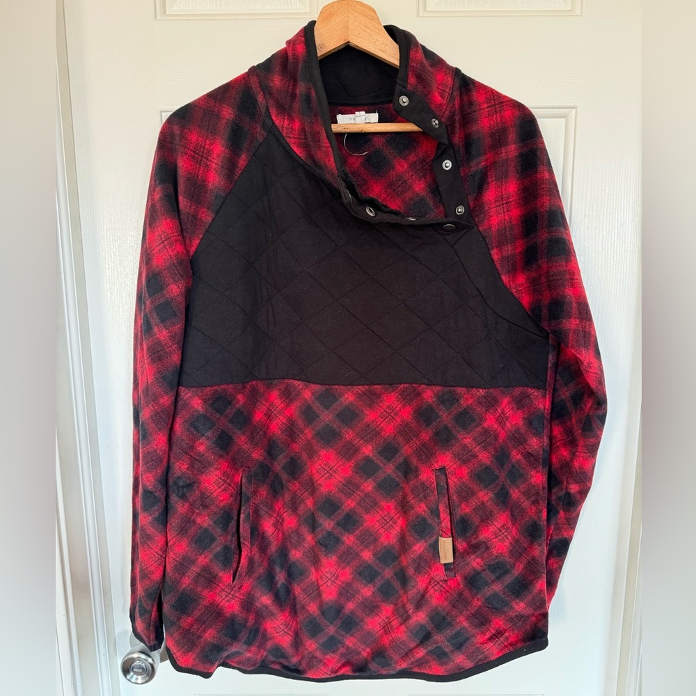 Maurice’s SnapNeck Plaid Pullover